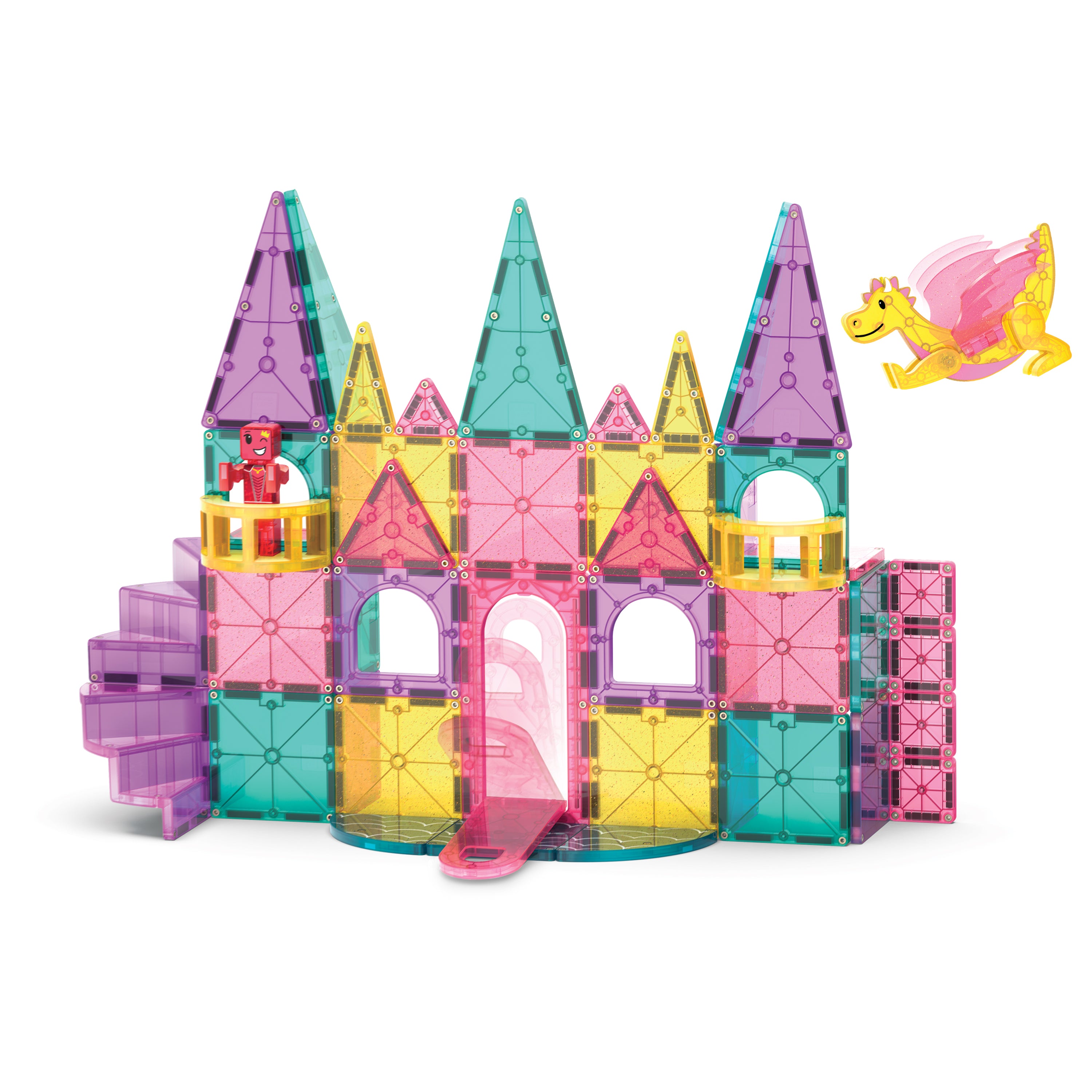 Μαγνητικό Παιχνίδι 48 κομματιών Castle DLX Magna-Tiles