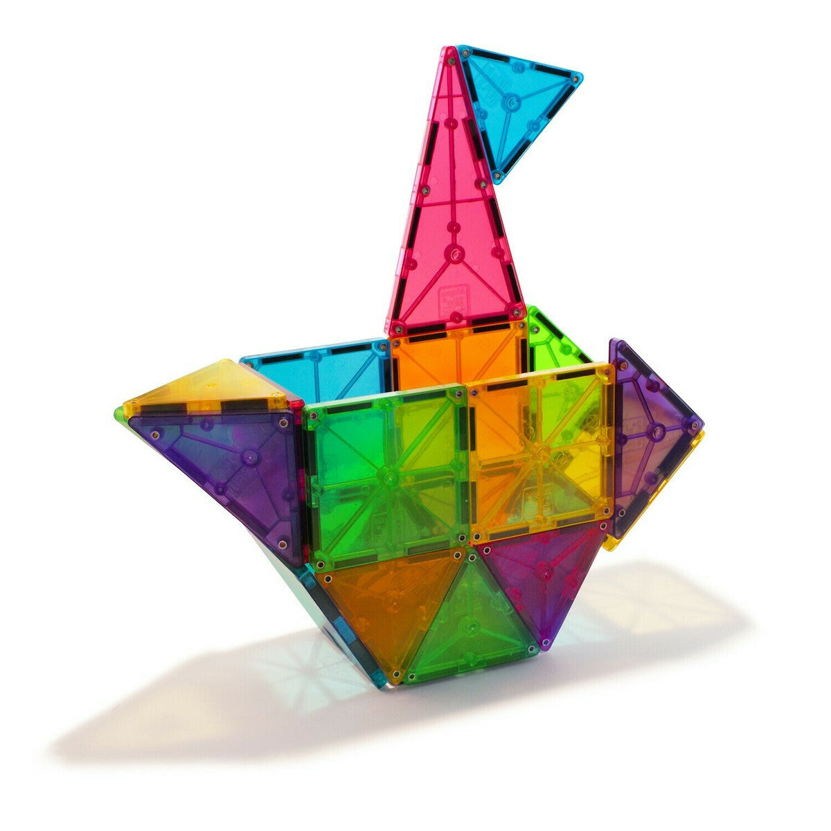 Μαγνητικό Παιχνίδι 32 κομματιών Clear Colors Magna-Tiles