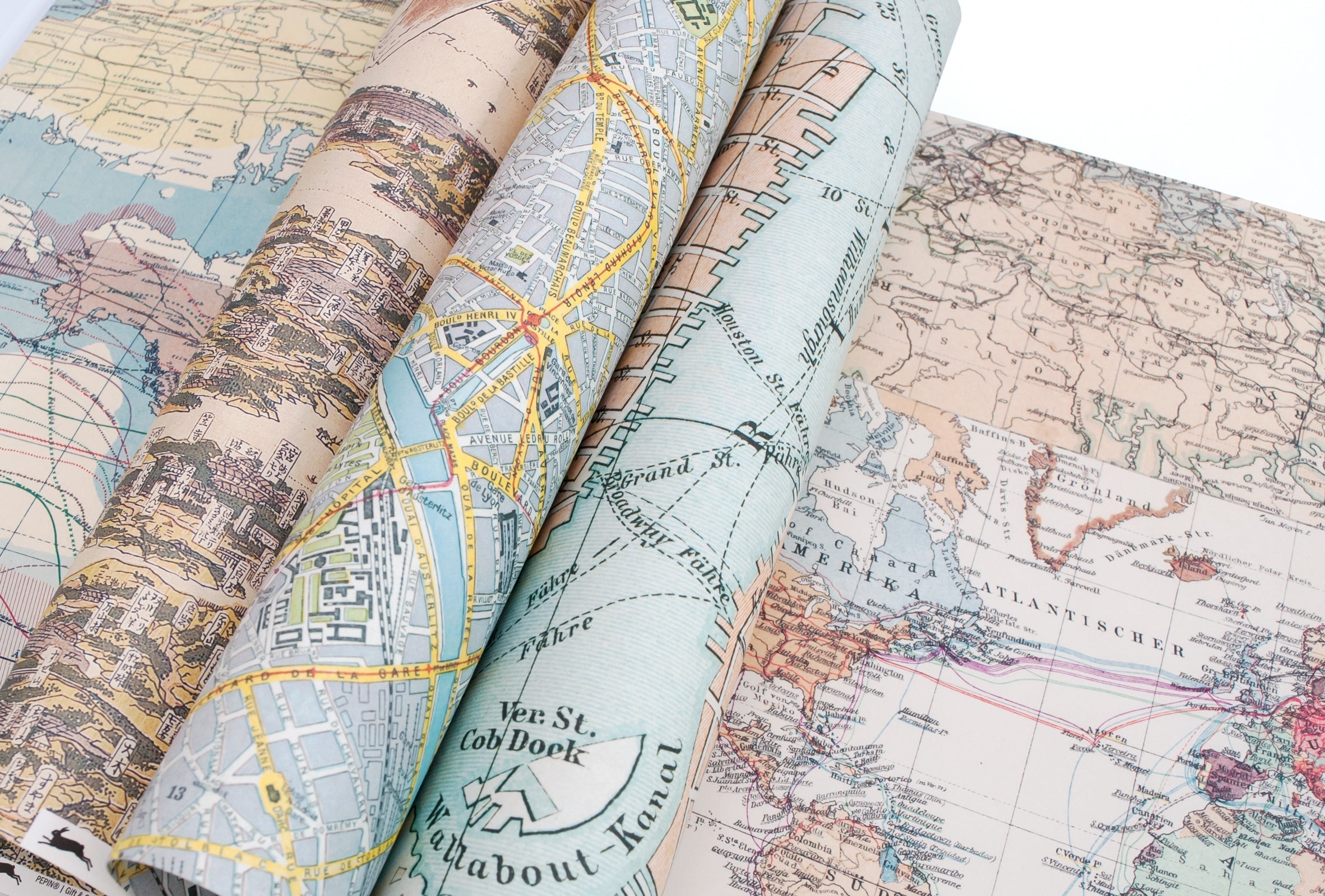 Gift & creative papers - Maps